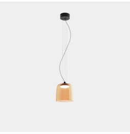LedsC4 - Luminaria colgante Levels 1 Body diámetro 220mm LED 19 SW 2700-3000-4000K DALI2 negro 1255lm