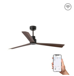 FARO - Ventilador NASSAU 1280mm 3 palas S/R marrón