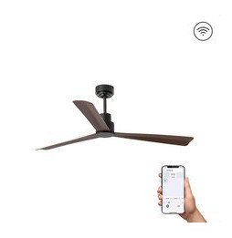FARO - Ventilador NASSAU 1280mm 3 palas S/R marrón