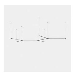 LedsC4 - Luminaria colgante Tubs Modular Molecular LED 172.5 3000K DALI negro 5901lm
