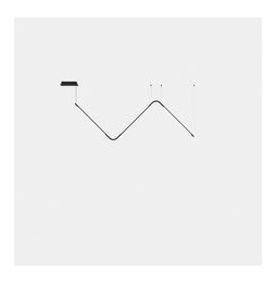 LedsC4 - Luminaria colgante Tubs Modular Lineal Triangular LED 31 3000K ON-OFF negro 2256lm