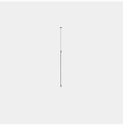 LedsC4 - Luminaria colgante Tubs Modular simple 900mm LED 15 3000K DALI negro 1127lm