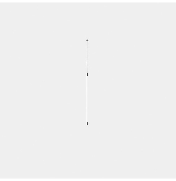 LedsC4 - Luminaria colgante Tubs Modular simple 900mm LED 15 3000K DALI negro 1127lm