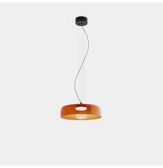 LedsC4 - Luminaria colgante Levels 1 Body diámetro 420mm LED 19 SW 2700-3000-4000K DALI2 negro 1255lm