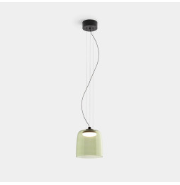 LedsC4 - Luminaria colgante Levels 1 Body diámetro 220mm LED 19 SW 2700-3000-4000K DALI2 negro 1255lm