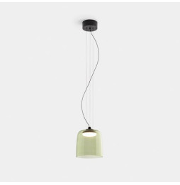 LedsC4 - Luminaria colgante Levels 1 Body diámetro 220mm LED 19 SW 2700-3000-4000K DALI2 negro 1255lm