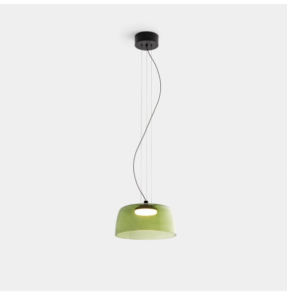 LedsC4 - Luminaria colgante Levels 1 Body diámetro 320mm LED 19 SW 2700-3000-4000K PHASE CUT negro 1255lm