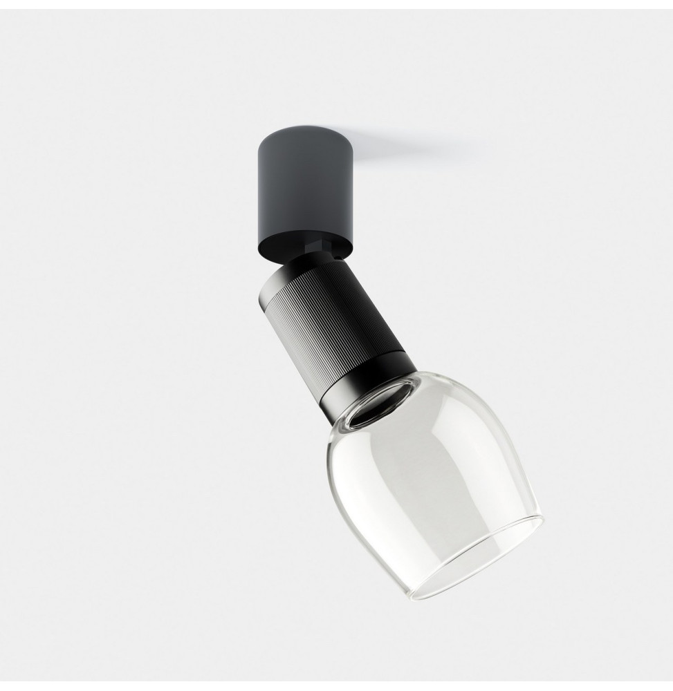 LedsC4 - Proyector Iris Spotlight superficie grande Glass 6.3 4000K CRI 90 28.9° DALI-2 gris/gris/transparente 461lm LedsC4 - Proyector Iris Spotlight superficie grande Glass 6.3 4000K CRI 90 28.9° DALI-2 gris/gris/transparente 461lm