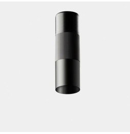 LedsC4 - Plafón Iris techo superficie grande Visual Comfort 18.1 2700K CRI 90 ON-OFF gris/gris/transparente IP23 711lm