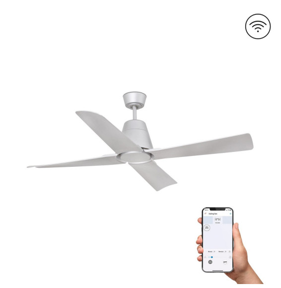 FARO - Ventilador TYPHOON DC diámetro 1300mm 4 palas IP44 S/R gris