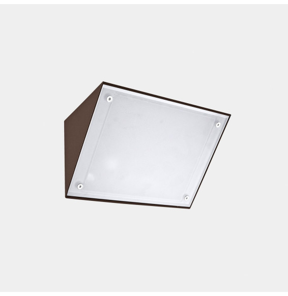 LedsC4 - Aplique IP65 Curie PC Small E27 15 marrón 710lm