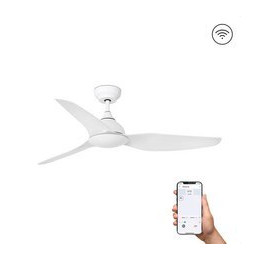 FARO - Ventilador SIOUX diámetro 1320mm 3 palas S/R blanco