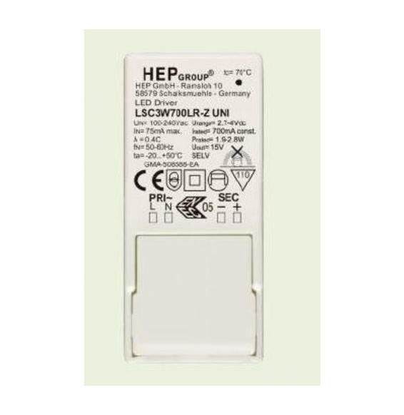 LedsC4 - Driver no dimable 1W-3.50W 90-264V 350mA
