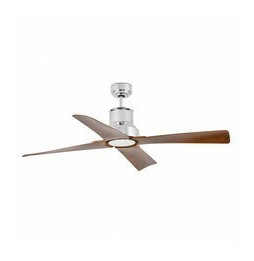 FARO - Ventilador WINC diámetro 130cm DC cromo 4 palas madera 19W 3000K