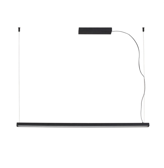 FARO - Luminaria colgante VICO 120 30W 2700K florón superficie negro
