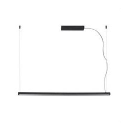 FARO - Luminaria colgante VICO 120 30W 2700K florón superficie negro