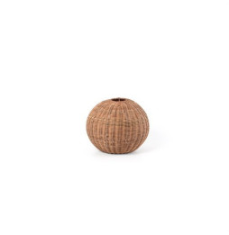 FARO - Pantalla HAKA E27 ø300x230 rattan