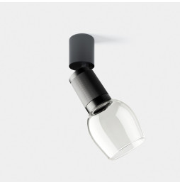 LedsC4 - Proyector Iris Spotlight superficie grande Glass 6.3 4000K CRI 90 28.9° ON-OFF oro/oro/oro 461lm