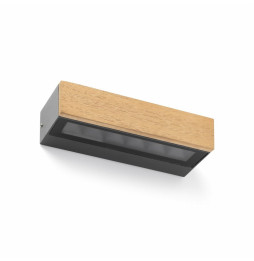 FARO - Aplique DORO-13 LED 2x6.5W 3000K madera
