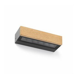 FARO - Aplique DORO-13 LED 2x6.5W 3000K madera
