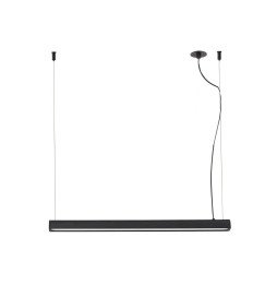 FARO - Luminaria colgante VICO 60 15W 2700K florón empotrar negro