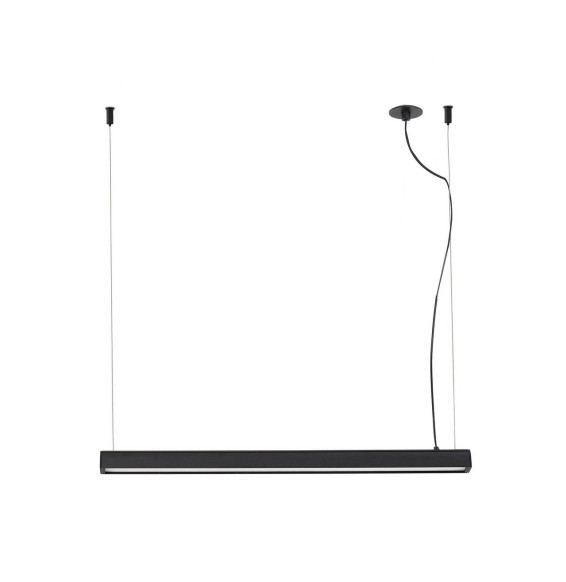FARO - Luminaria colgante VICO 60 15W 2700K florón empotrar negro