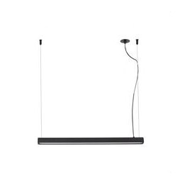 FARO - Luminaria colgante VICO 60 15W 2700K florón empotrar negro