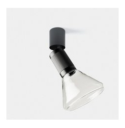 LedsC4 - Proyector Iris Spotlight superficie grande Cone 6.3 4000K CRI 90 17.4° ON-OFF oro/oro/transparente 607lm