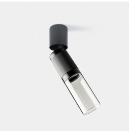 LedsC4 - Proyector Iris Spotlight superficie grande Pipe 18.1 2700K CRI 90 40.2° DALI-2 oro/oro/oro 1236lm