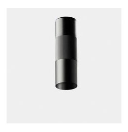 LedsC4 - Plafón Iris techo superficie grande Visual Comfort 6.3 4000K CRI 90 ON-OFF negro IP23 357lm