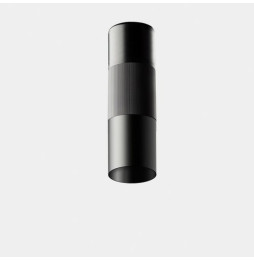 LedsC4 - Plafón Iris techo superficie grande Visual Comfort 6.3 4000K CRI 90 ON-OFF negro IP23 287lm