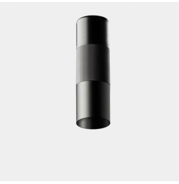 LedsC4 - Plafón Iris techo superficie grande Visual Comfort 6.3 4000K CRI 90 ON-OFF negro IP23 334lm