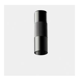 LedsC4 - Plafón Iris techo superficie grande Visual Comfort 6.3 4000K CRI 90 ON-OFF negro IP23 334lm