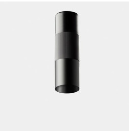 LedsC4 - Plafón Iris techo superficie grande Visual Comfort 6.3 4000K CRI 90 ON-OFF gris/gris/transparente IP23 334lm