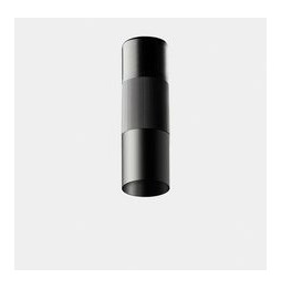 LedsC4 - Plafón Iris techo superficie grande Visual Comfort 6.3 4000K CRI 90 ON-OFF gris/gris/transparente IP23 334lm