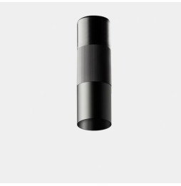 LedsC4 - Plafón Iris techo superficie grande Visual Comfort 6.3 4000K CRI 90 ON-OFF gris/gris/transparente IP23 287lm