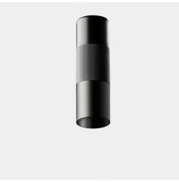 LedsC4 - Plafón Iris techo superficie grande Visual Comfort 6.3 4000K CRI 90 DALI-2 negro IP23 357lm