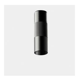 LedsC4 - Plafón Iris techo superficie grande Visual Comfort 6.3 3000K CRI 90 ON-OFF negro IP23 312lm