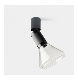 LedsC4 - Proyector Iris Spotlight superficie grande Cone 18.1 2700K CRI 90 50.7° ON-OFF gris/gris/gris 1771lm