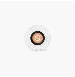 FARO - Downlight empotrable UNO TRIM 8W 37° 3000K CRI90 DALI negro / negro