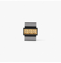 FARO - Empotrable TROOP 3x2W TRIMLESS 36° 4000K CRI90 oro