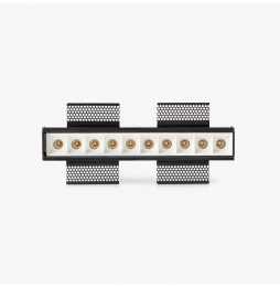FARO - Empotrable TROOP 10x2W TRIMLESS 36° 3000K CRI90 blanco