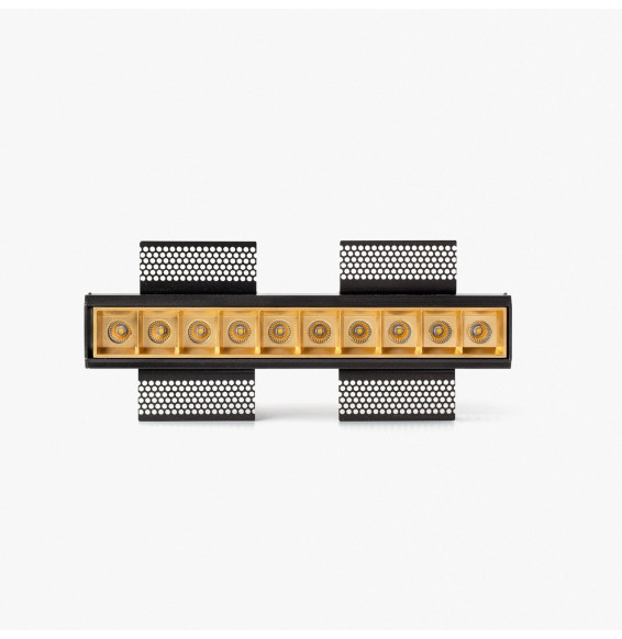FARO - Empotrable TROOP 10x2W TRIMLESS 48° 4000K CRI90 oro