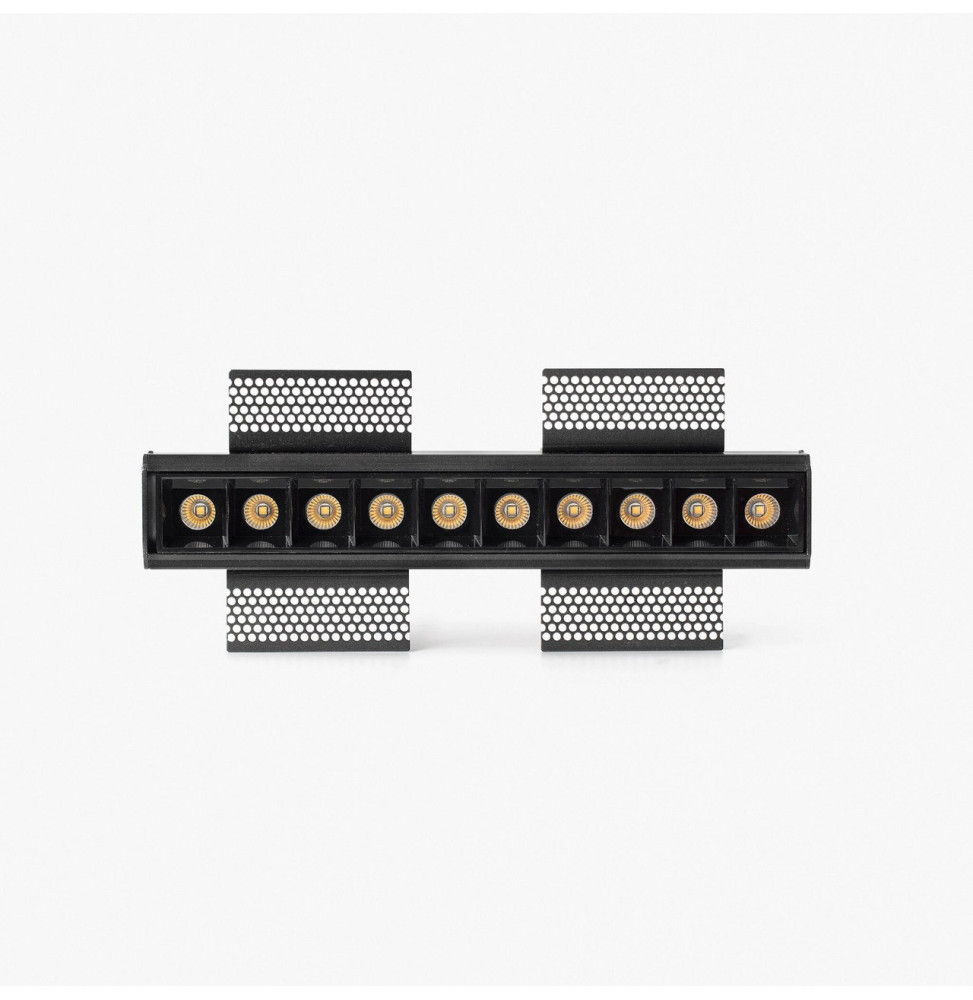 FARO - Empotrable TROOP 10x2W TRIMLESS 48° 4000K CRI90 negro