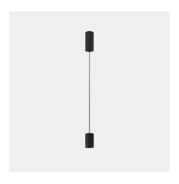 LedsC4 - Luminaria colgante Iris superficie grande Hoop 6.3 4000K CRI 90 ON-OFF negro/oro/transparente IP20 613lm