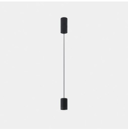 LedsC4 - Luminaria colgante Iris superficie grande Hoop 18.1 3000K CRI 90 DALI-2 negro IP20 1835lm