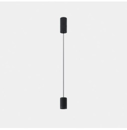 LedsC4 - Luminaria colgante Iris superficie grande Hoop 18.1 3000K CRI 90 DALI-2 negro IP20 1712lm