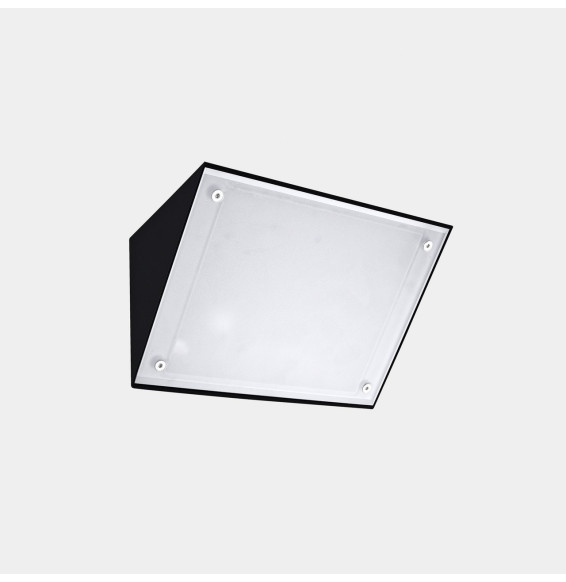 LedsC4 - Aplique IP65 Curie PC Small E27 15 negro 710lm
