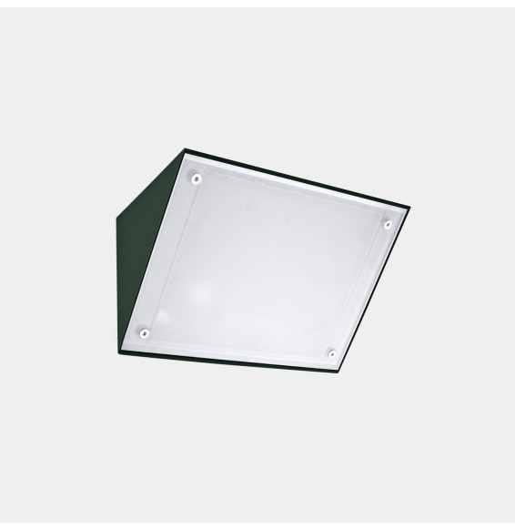 LedsC4 - Aplique IP65 Curie PC Small E27 15 verde abeto 710lm