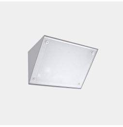 LedsC4 - Aplique IP65 Curie PC Small E27 15 gris 710lm